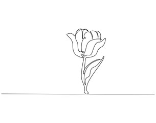 Butterfly continuous line art. Butterfly one line drawing. Flying animal concept vector illustration