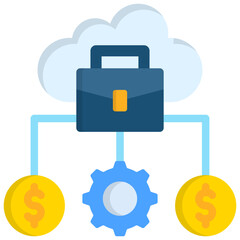 Cloud Business Icon