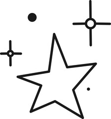Stars Doodle Decoration