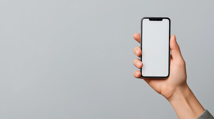 スマホを持つ手 モックアップ素材