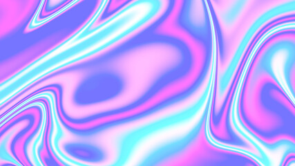 Holographic Swirls – Abstract Liquid Gradient Background