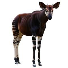Obraz premium Okapi: African Wildlife Photography