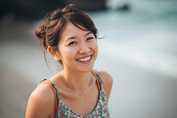 夏の日本人女性