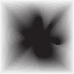 Square with wavy dynamic transparent. Technology style