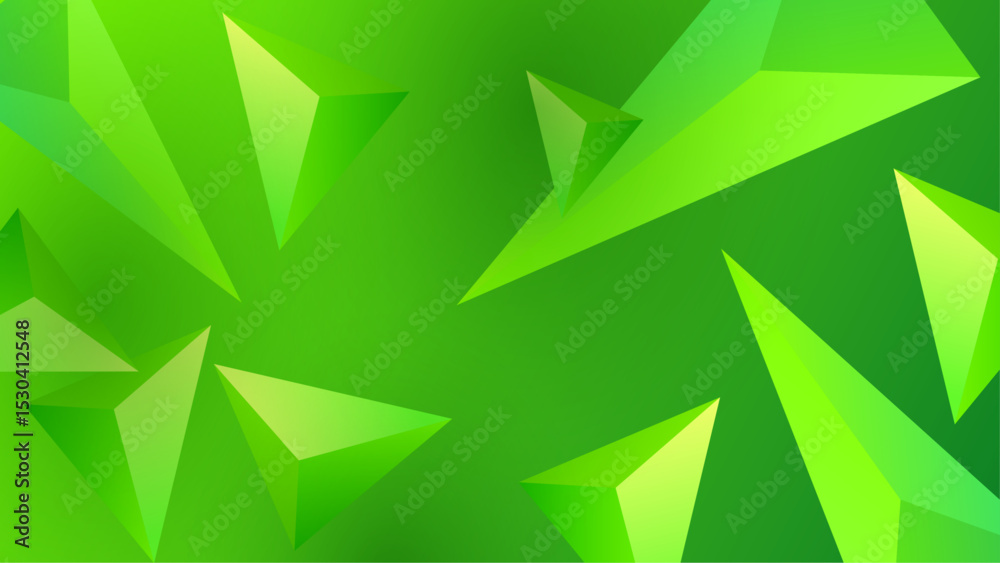 Poster abstract green background design layout design