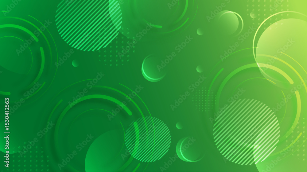 Poster abstract green background design layout design