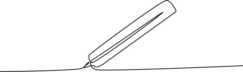 Blood lancets, Blood Testing, medical supplies, equipment one line art. Continuous line drawing of medication, needle, healthcare, clinical, disposable, tool, narcotic, healthy, Vector Illustration
