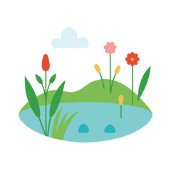 Fototapeta premium spring flowers in the garden