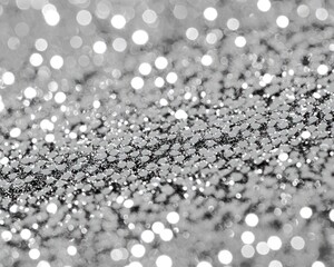 Silver glitter texture