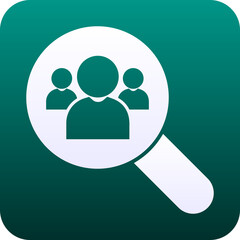 Analysis Icon - SVG Line Style

