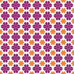 Seamless Floral Pattern with Small Hand Drawn Bouquets and Classic Ethnic Flair, Floral Ornament Seamless Pattern for Elegant Fabric and Print