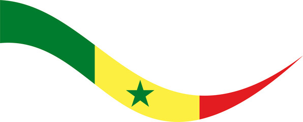 Senegal map line art