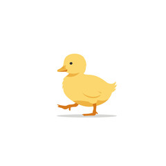 Adorable duckling clip art