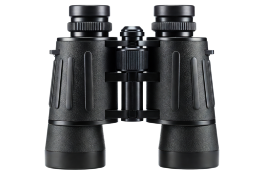 High-quality binoculars perfect for birdwatching and outdoor use isolated on a transparent background