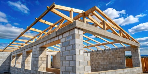 Surreal Construction: Concrete, Timber, and Sky - Architectural Photography