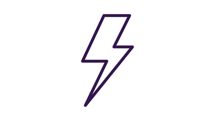lightning icon vector illustration