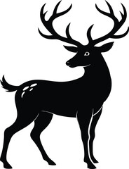 Deer Vector Art, Deer Icon Clipart