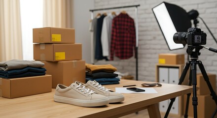 Setting Up a Home-Based Online Clothing Business Product Photography and Video Setup