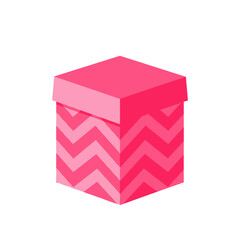 Vibrant abstract shapes in pink and red hues creating a dynamic visual effect