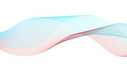  Modern colorful wavy lines pattern design element.Abstract gradient wave made of fine line