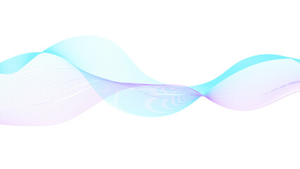 Abstract gradient wave, vibrant colors on a white background.