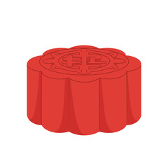 A vibrant red seal with intricate design resting on a white surface, symbolizing tradition