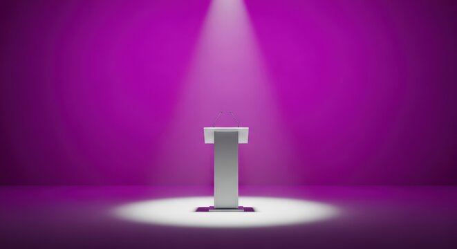 Celebrating women's equality day with spotlight on podium for empowerment and inspiration