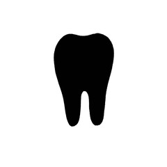 健康的な歯シルエット