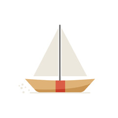 Minimalist design featuring two triangular shapes against a white background, symbolizing balance and simplicity