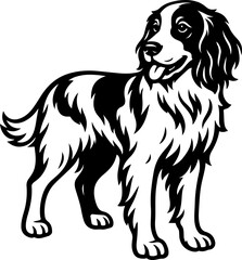 Irish Red and White Setter.eps