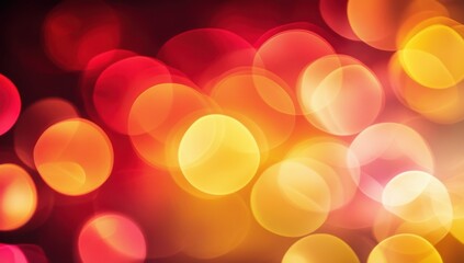 Fondo de bokeh en colores cálidos.