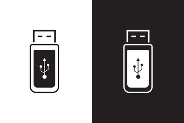 usb flash drive icon vector illustration