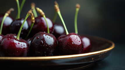 Cherries background 2025