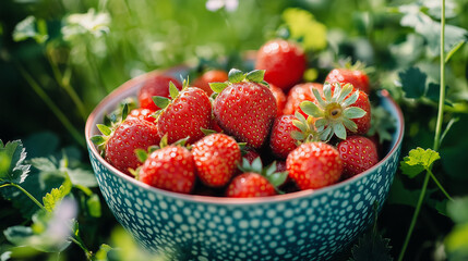 Strawberries background 2025