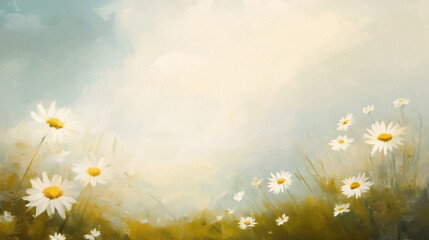 A peaceful daisy background 2025