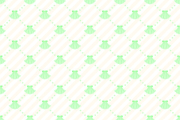 シェルパールストライプ緑