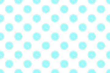 レモンドットパターン青