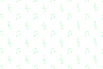 音符パターン緑