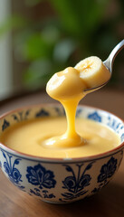 Bananas in yellow syrup