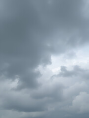 Nimbostratus Cloud Aesthetic and Windy Conditions of Overcast Weather