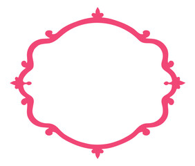 frame with red ribbon and hearts