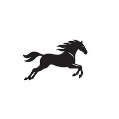 Majestic Running Horse Silhouette – Speed, Power & Graceful Motion