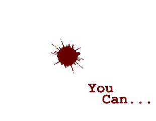 You can titled motivational background written in red ink .