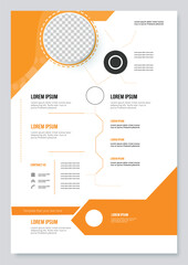 Corporate identity template with business card