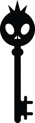 vector illustration of a key