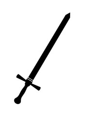 sword icon vector with trendy design