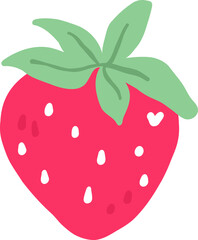 Obraz premium strawberry vector illustration