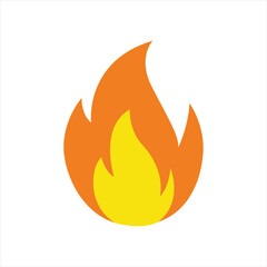 Fire symbol Silhouette Icon