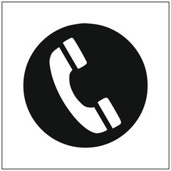 Call Logo Silhouette Icon