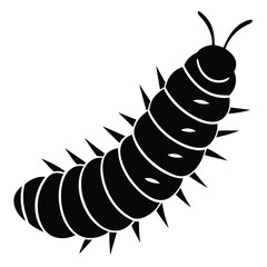 silkworm vector